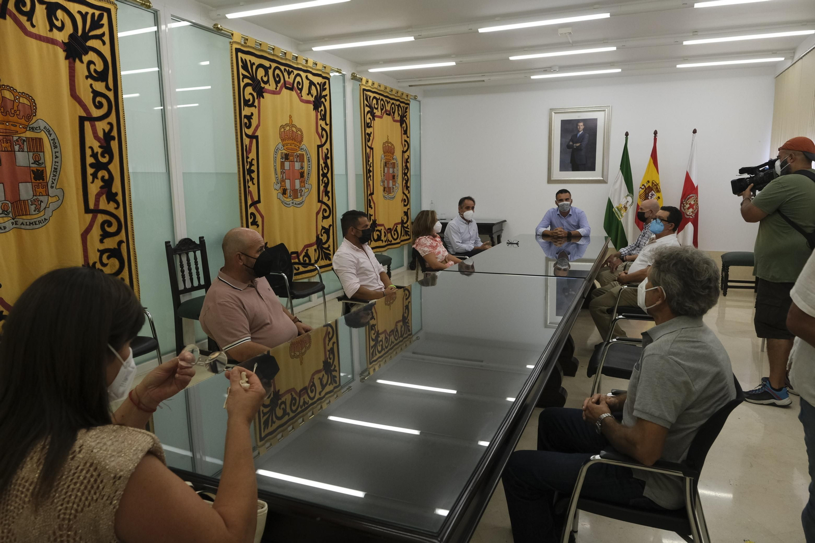 La nueva Rectora de CASI con el alcalde.