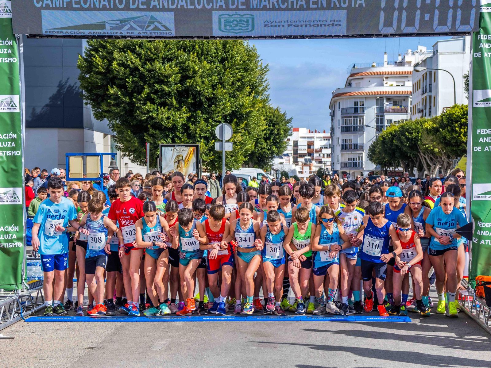 San Fernando acoge el Campeonato de Andalucía de Marcha en Ruta: las imágenes