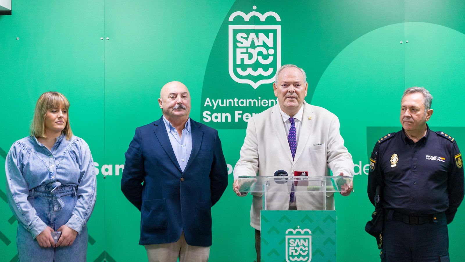 Presentación de la Carrera Solidaria de la Borriquita en San Fernando