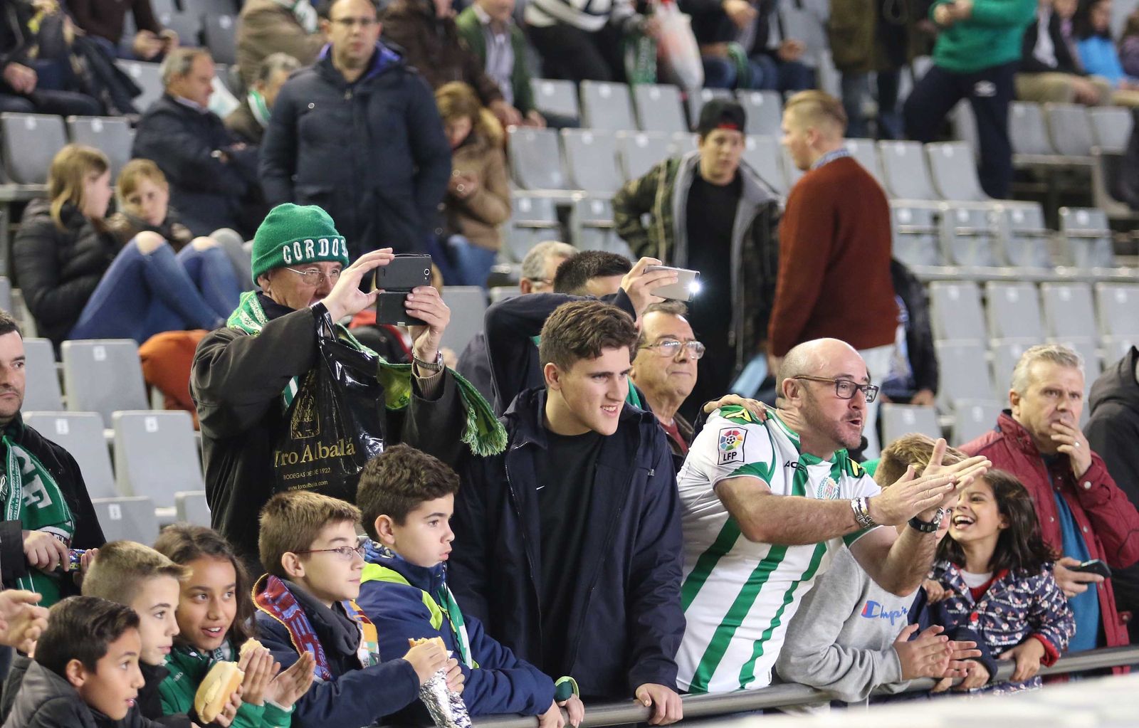 Las imágenes del Córdoba-Málaga