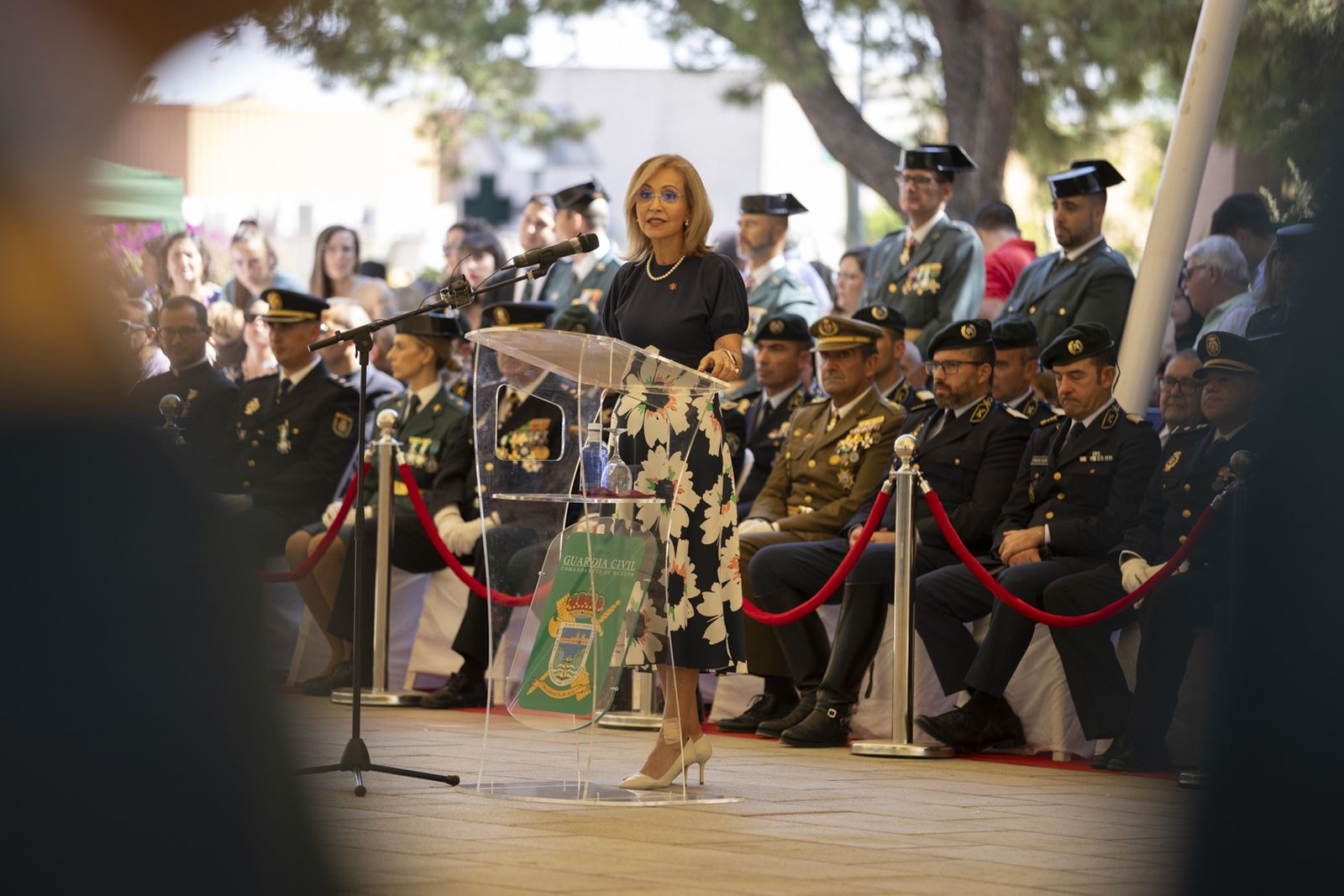 Imágenes de los actos de celebración de la festividad de la patrona de la Guardia Civil, la Virgen del Pilar.