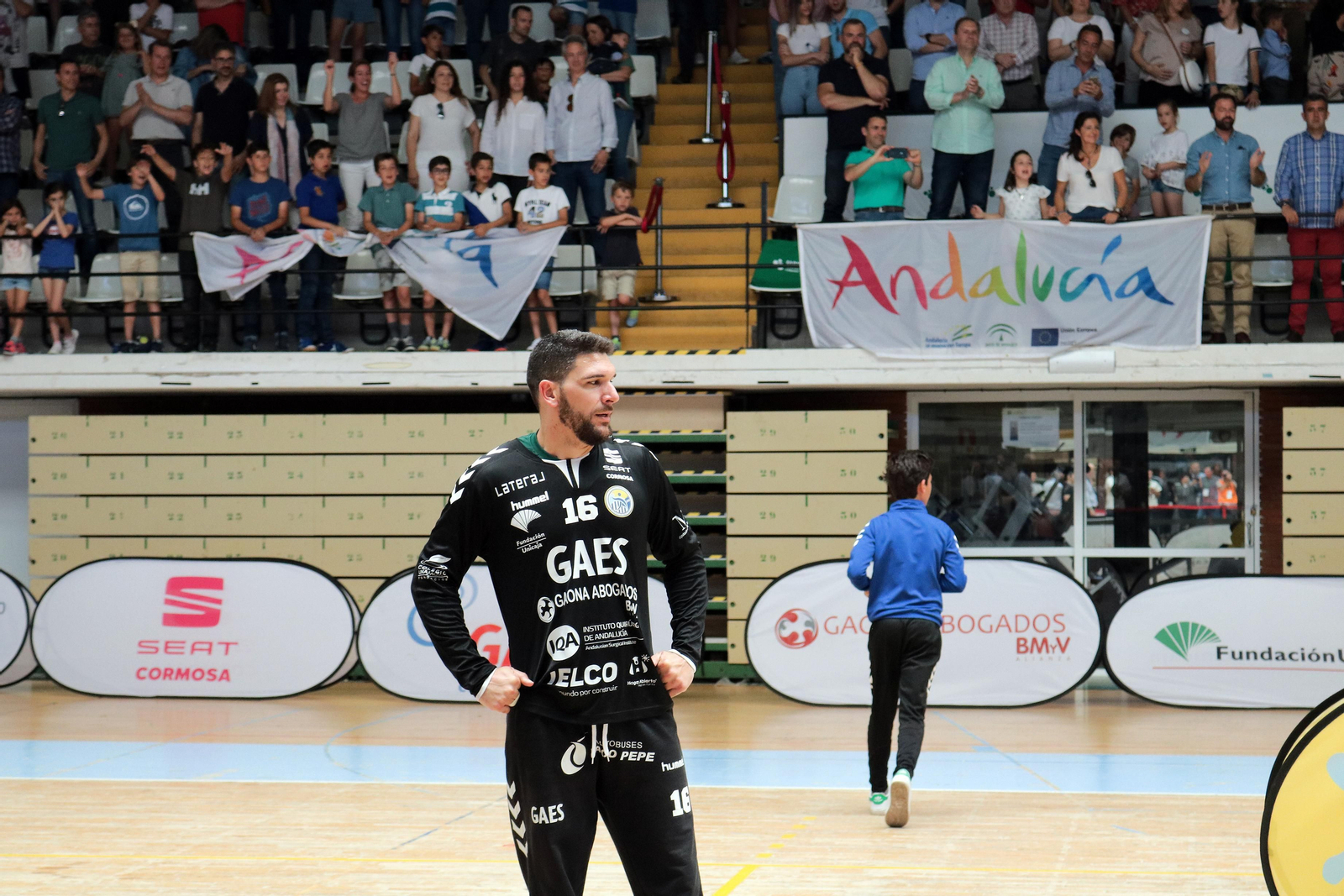 Jorge Oliva, en un partido de la temporada pasada.
