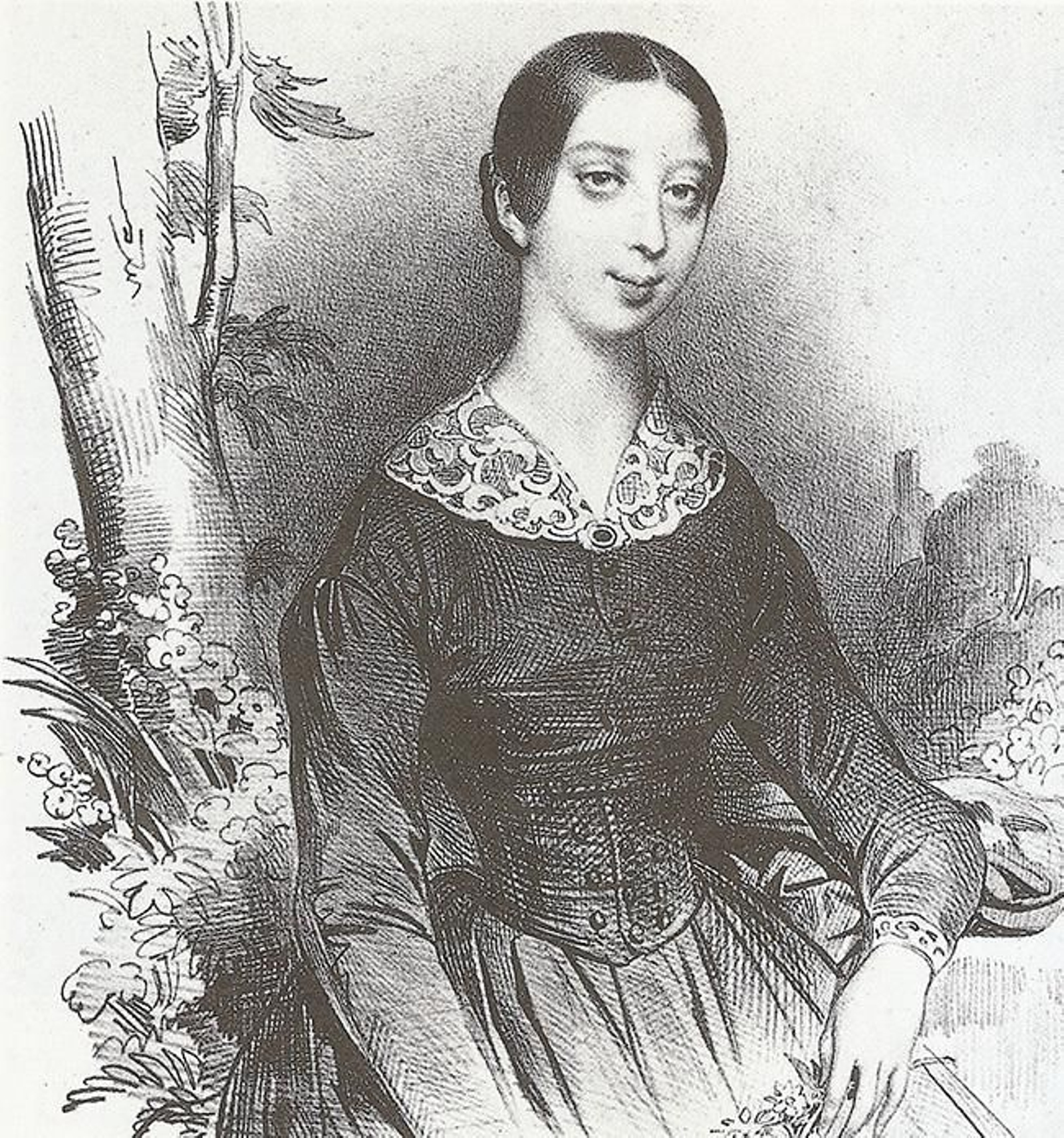 Ilustración de la compositora Pauline Viardot.