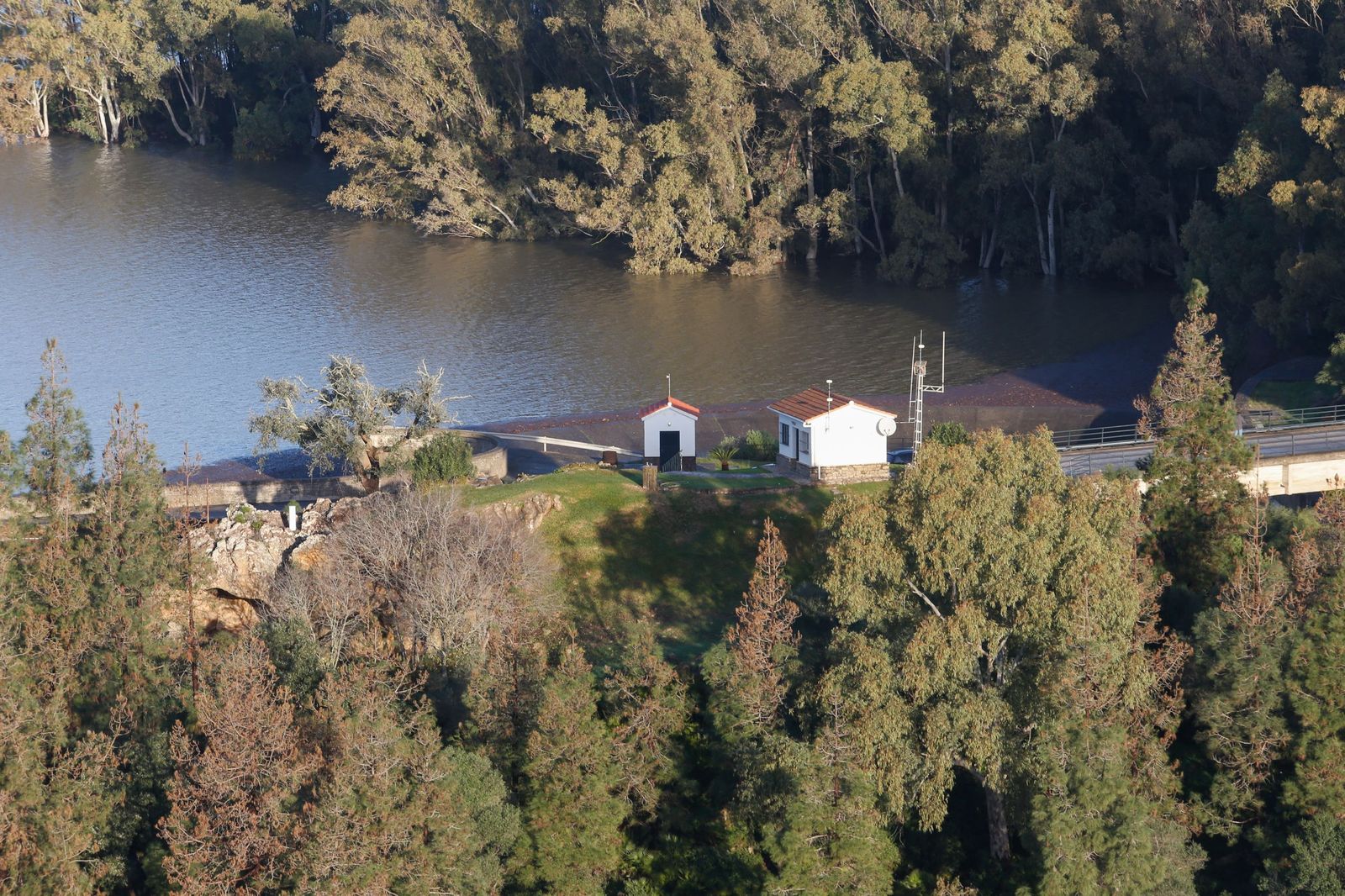 Las fotografías del embalse de Guadarranque este Día de Reyes
