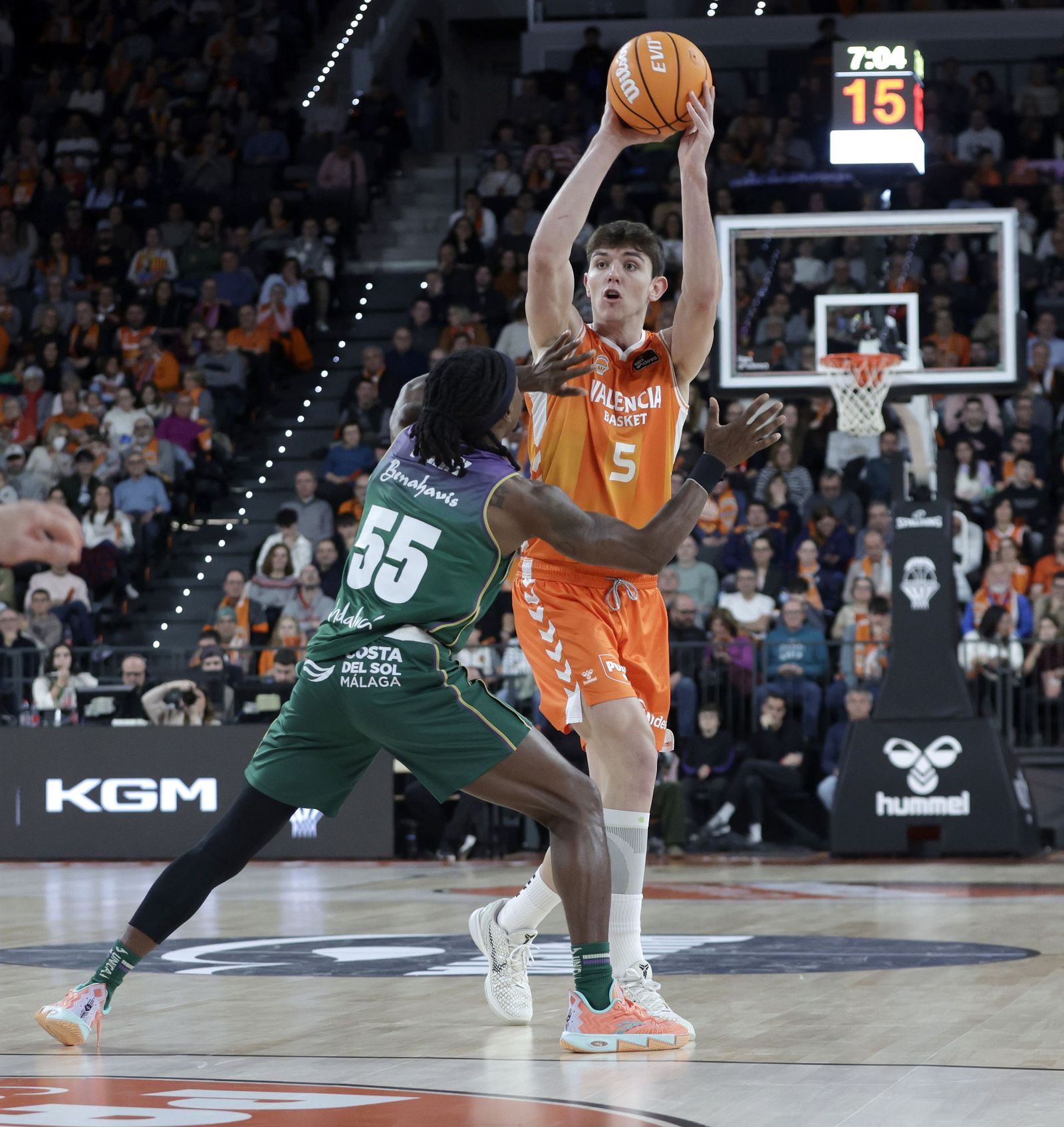 El Valencia Basket-Unicaja, en fotos