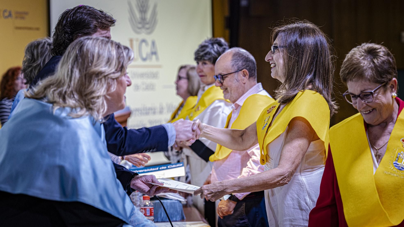 Graduación del curso del Aula Universitaria de Mayores de la UCA 2019-2024