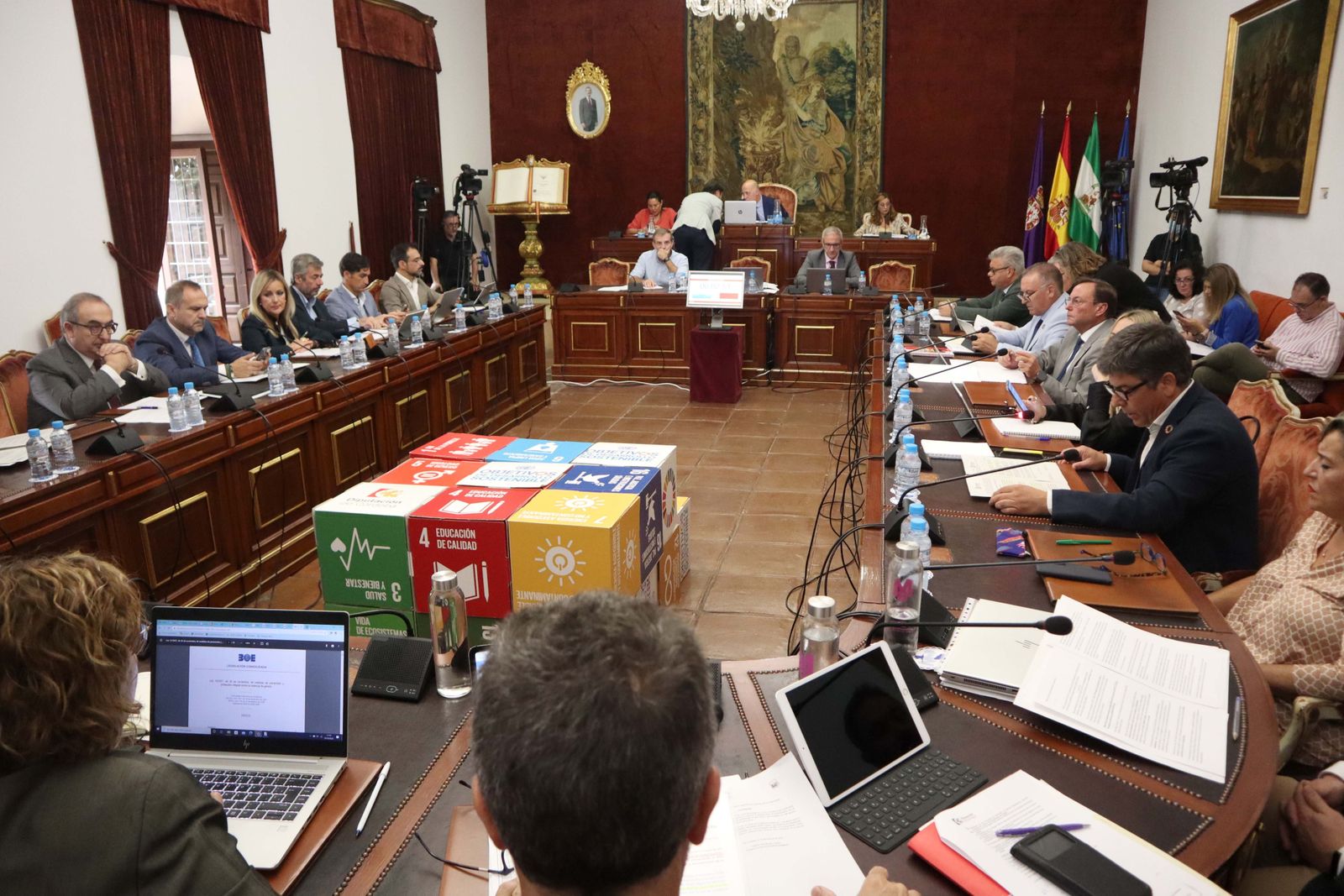 Pleno de la Diputación de Córdoba.