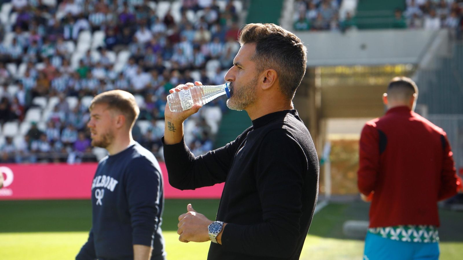 Iván Ania, antes del Córdoba CF - Castellón del pasado domingo en El Arcángel.