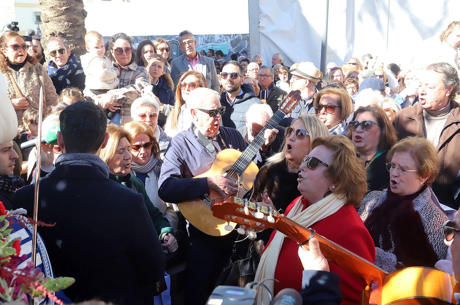 Imágenes de la procesión de San Sebastián en Huelva