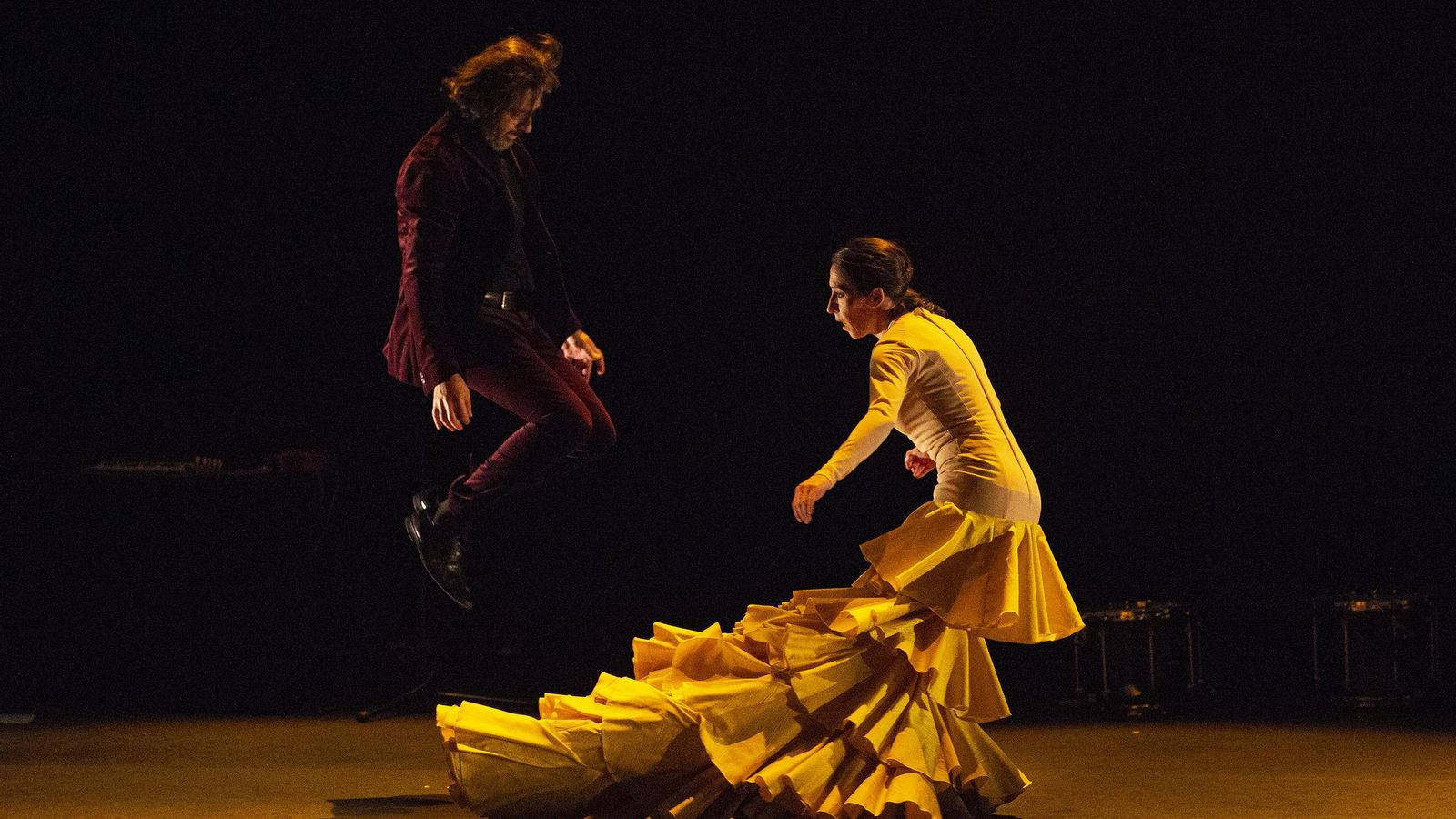La compañía de Ana Morales el sábado en la Sala Odeon de la localidad francesa.
