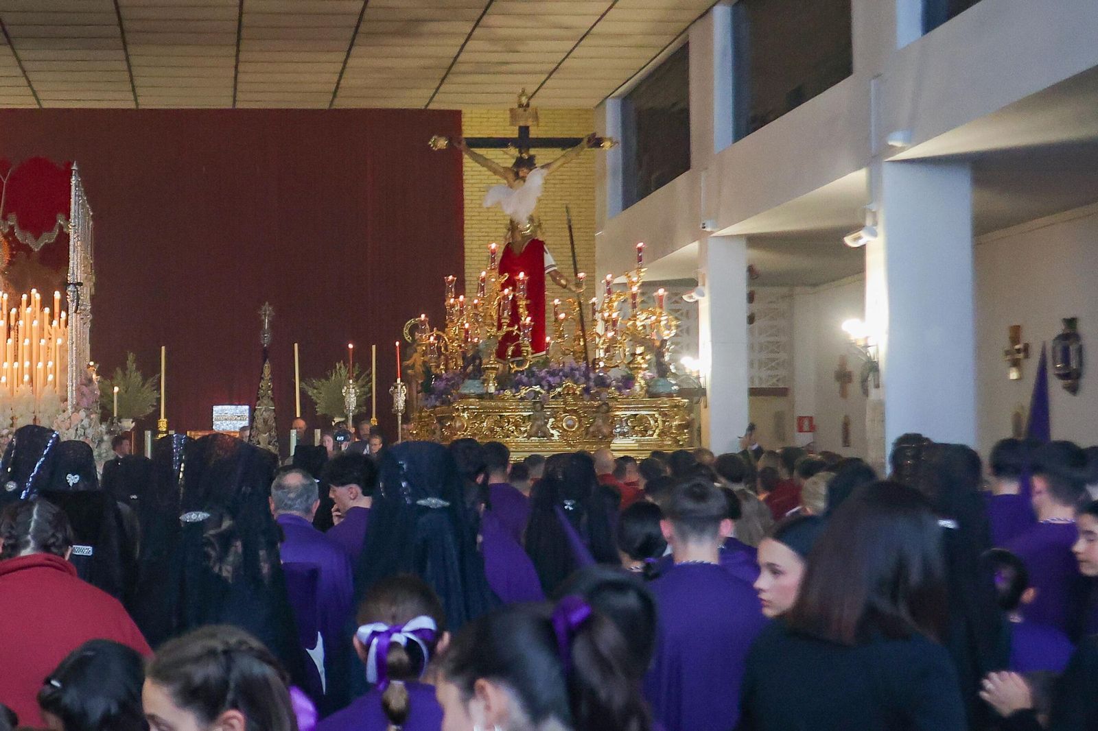 Así vivió la Hermandad de la Sagrada Lanzada la suspensión de su Estación de Penitencia 2025