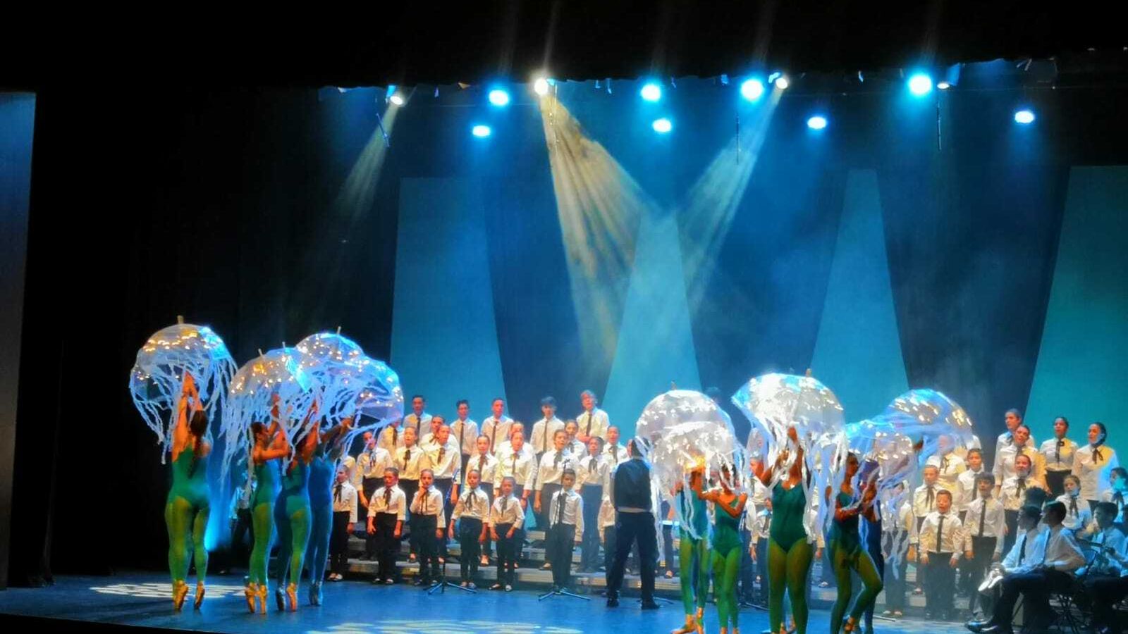 Otro de los momentos del musical.