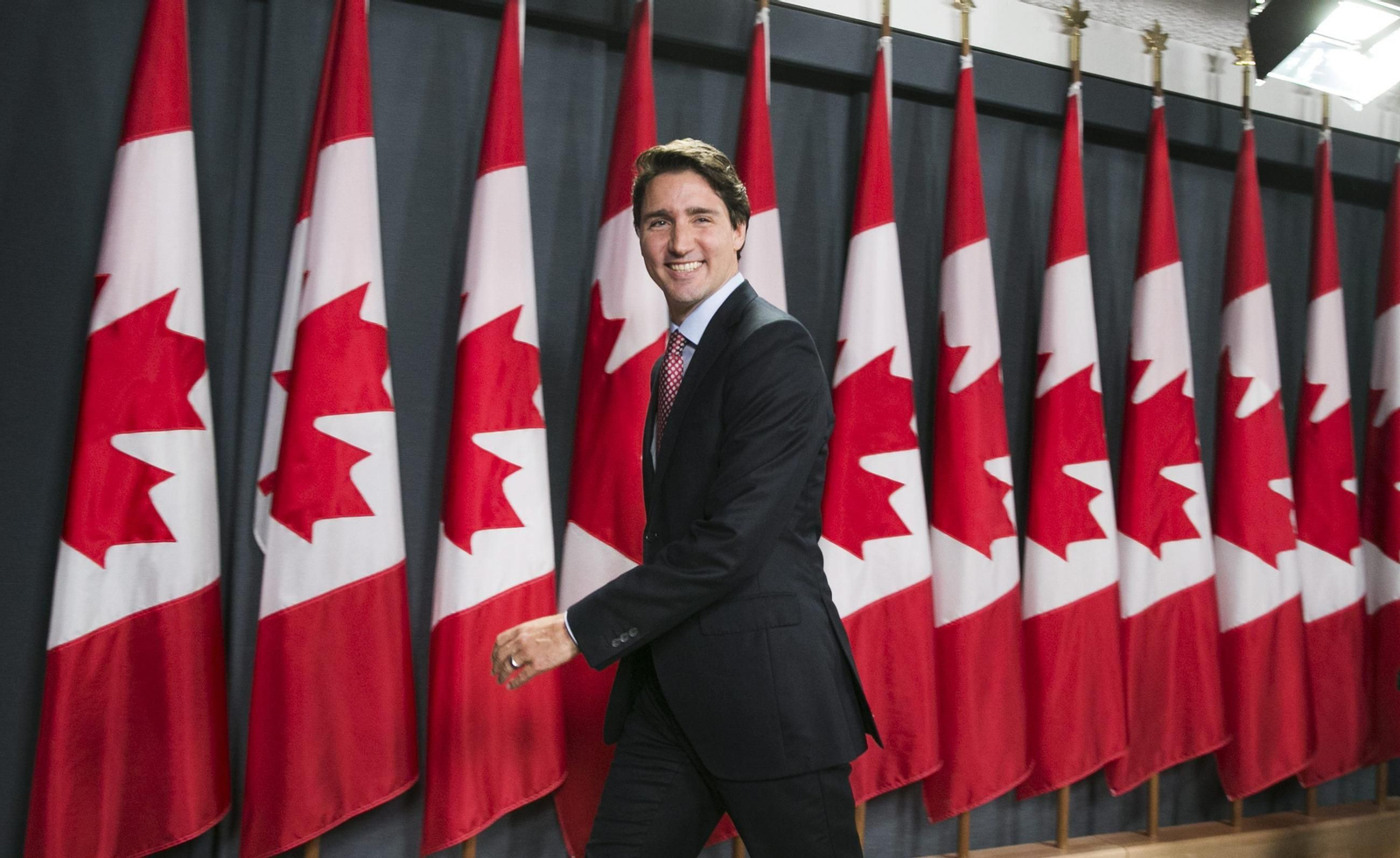 El ex primer ministro canadiense Justin Trudeau