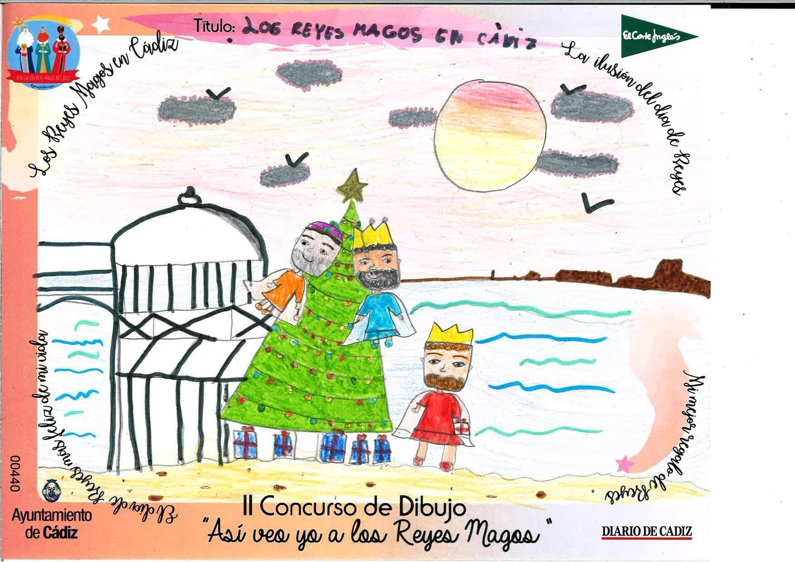 Las felicitaciones finalistas del II Concurso de Dibujo 'Así veo yo a los Reyes Magos'