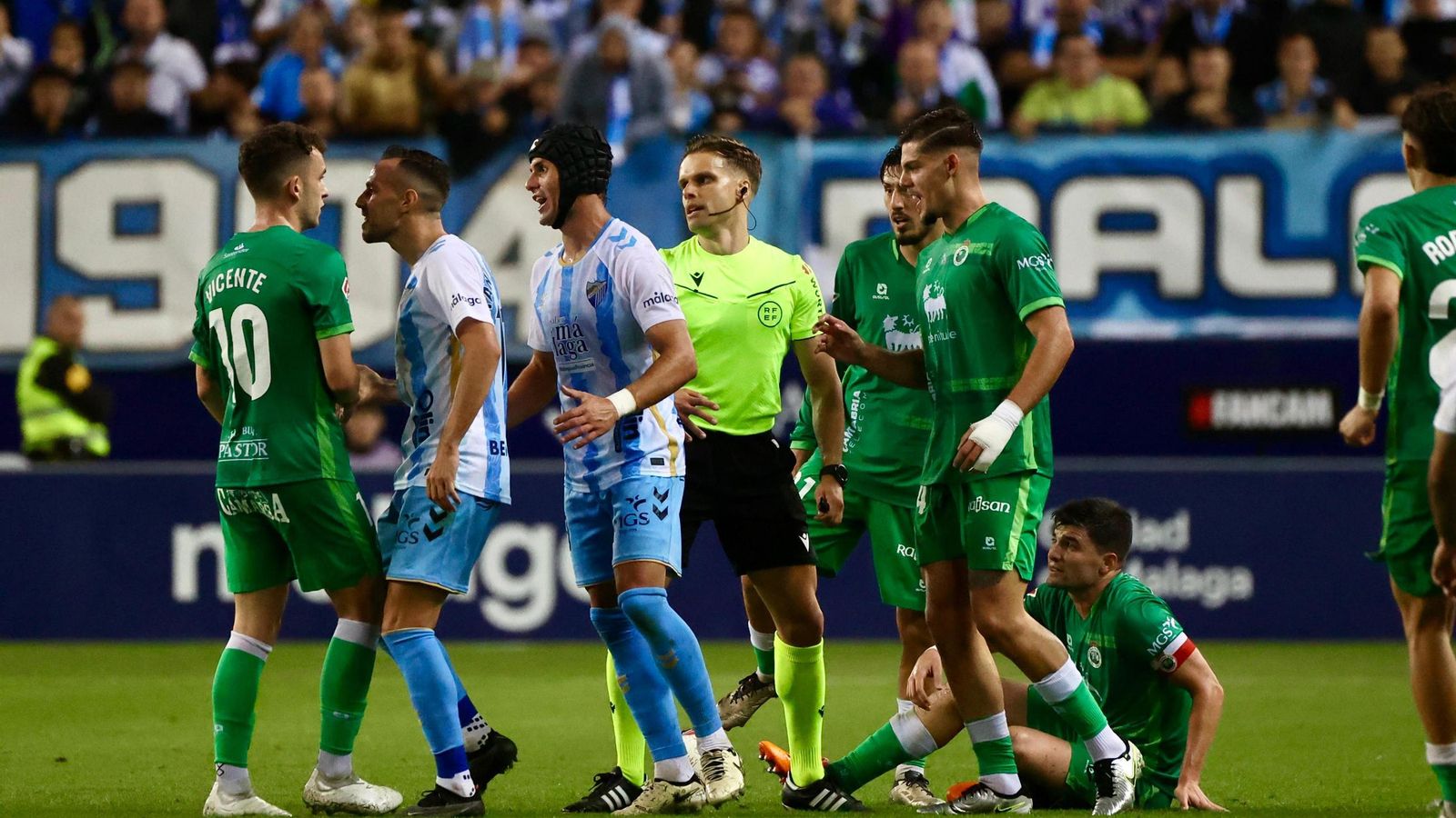 Las mejores fotos del Málaga CF-Racing de Santander