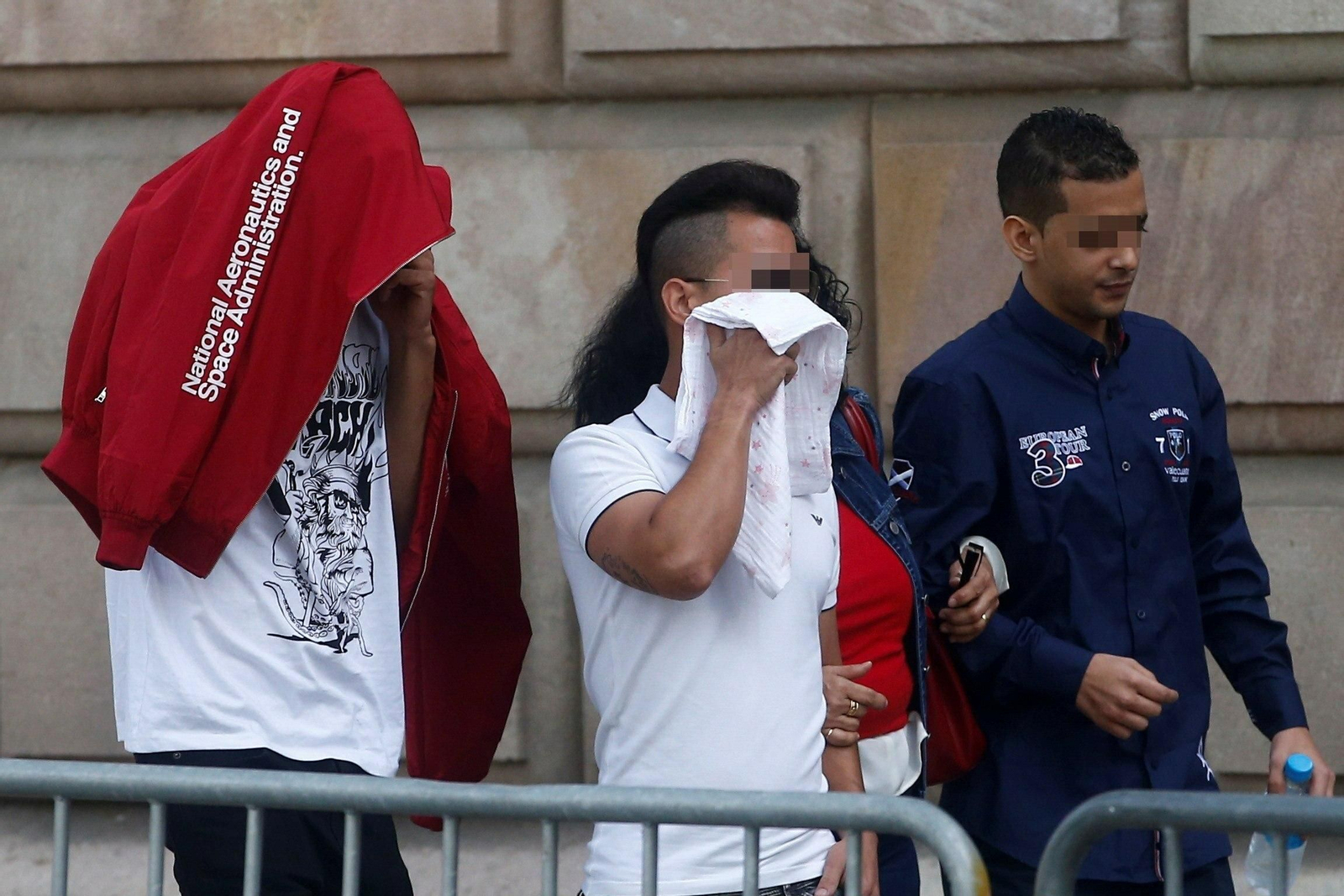 Tres de los acusados de 'La Manada' de Manresa.