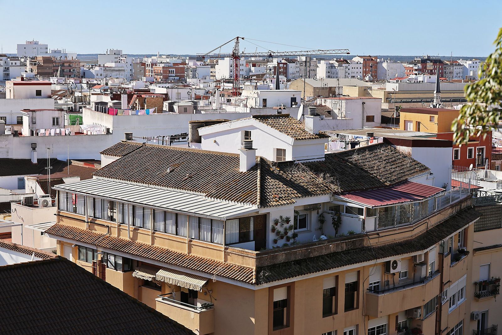 Imagen aérea de Huelva.