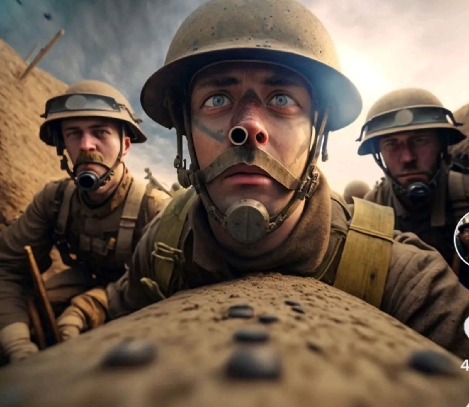 Soldados británicos en la Primera Guerra Mundial