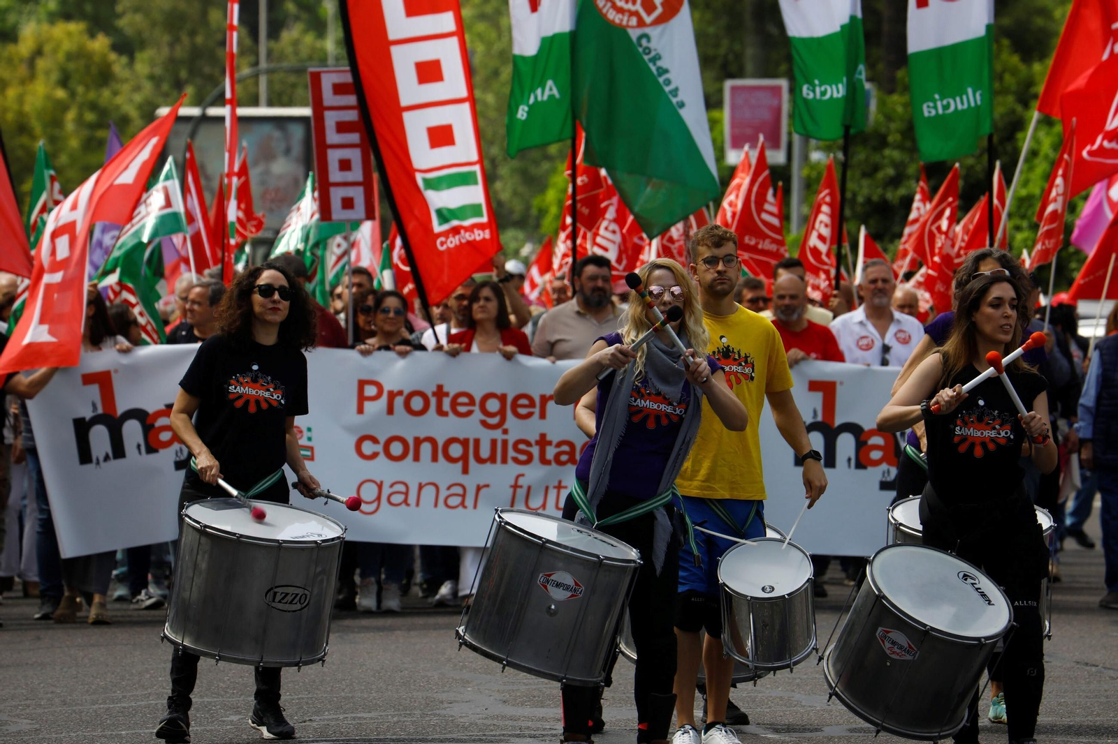 Todas las imágenes de la manifestación del 1 de mayo en Córdoba Todas las imágenes de la manifestación del 1 de mayo en Córdoba