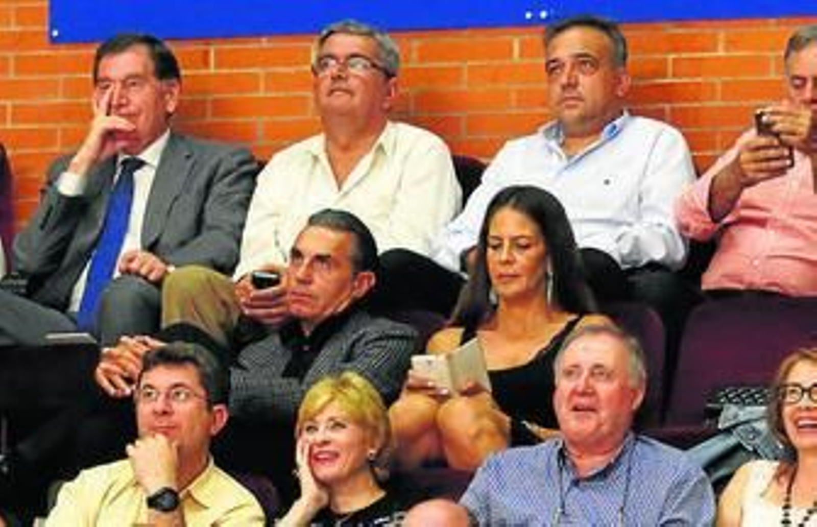 Scariolo, junto a Blanca Ares, el pasado miércoles en el Carpena.