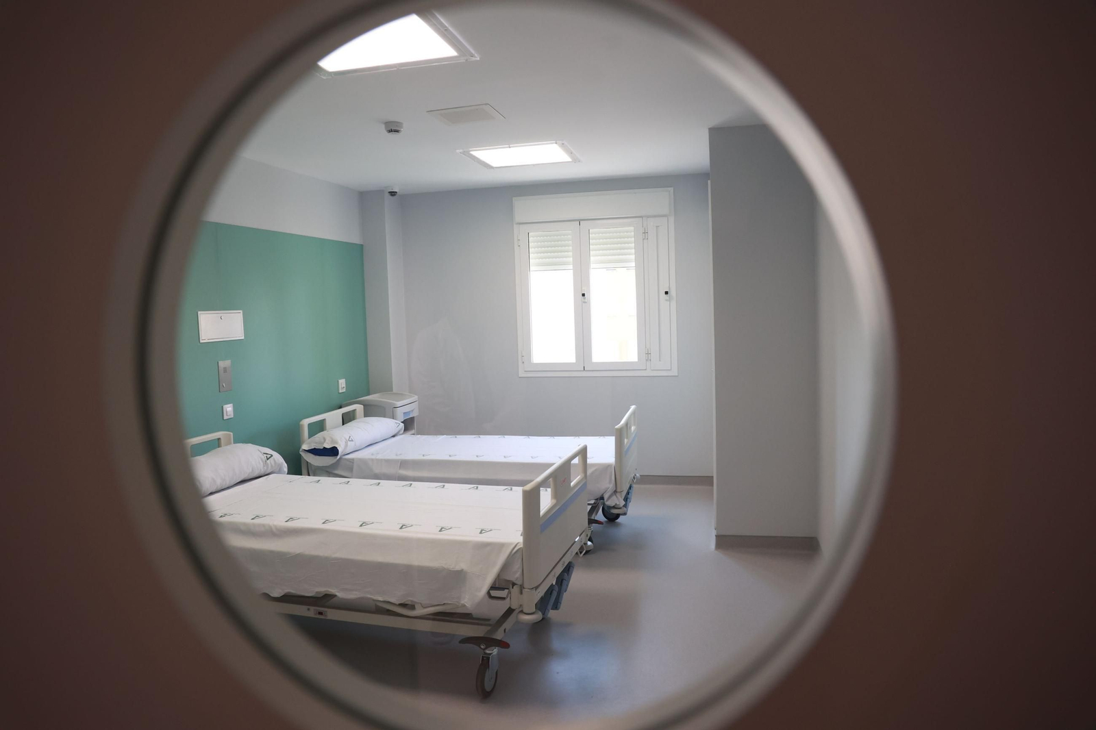 Una habitación del hospital Virgen del Rocío.