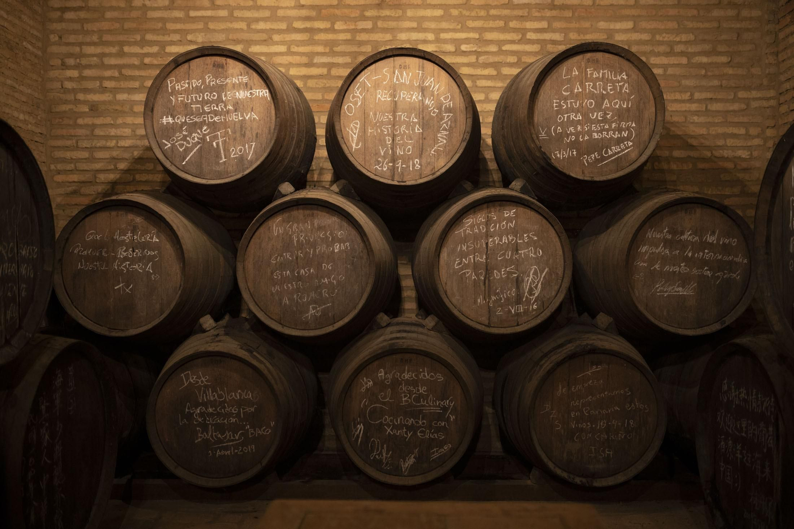 Imágenes de la vendimia en el Condado de Huelva