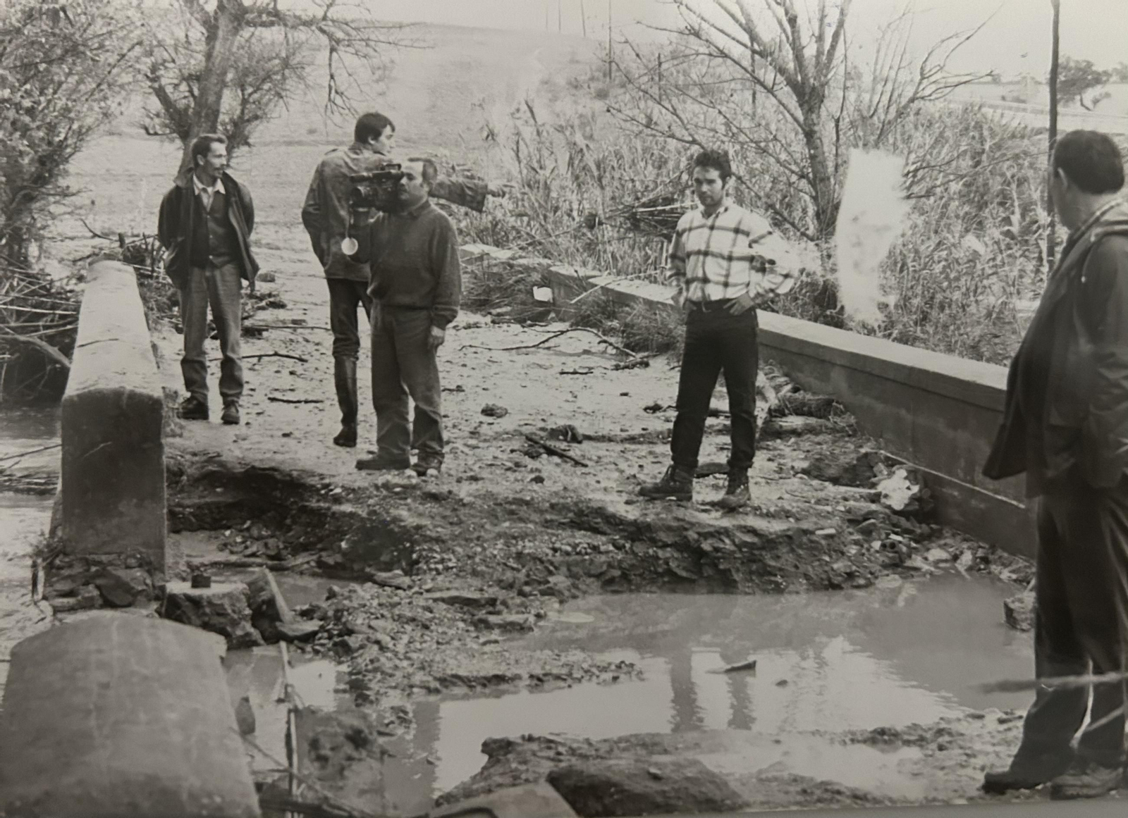 Efectos del temporal e inundaciones de enero de 1996 en Huelva.