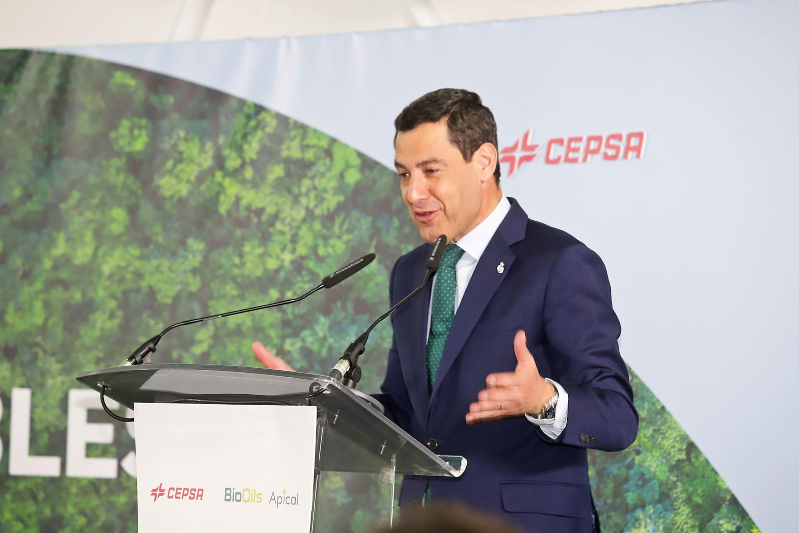 Presentación de la nueva planta de biocombustibles de segunda generación  de Cepsa en Palos de la Frontera (Huelva)