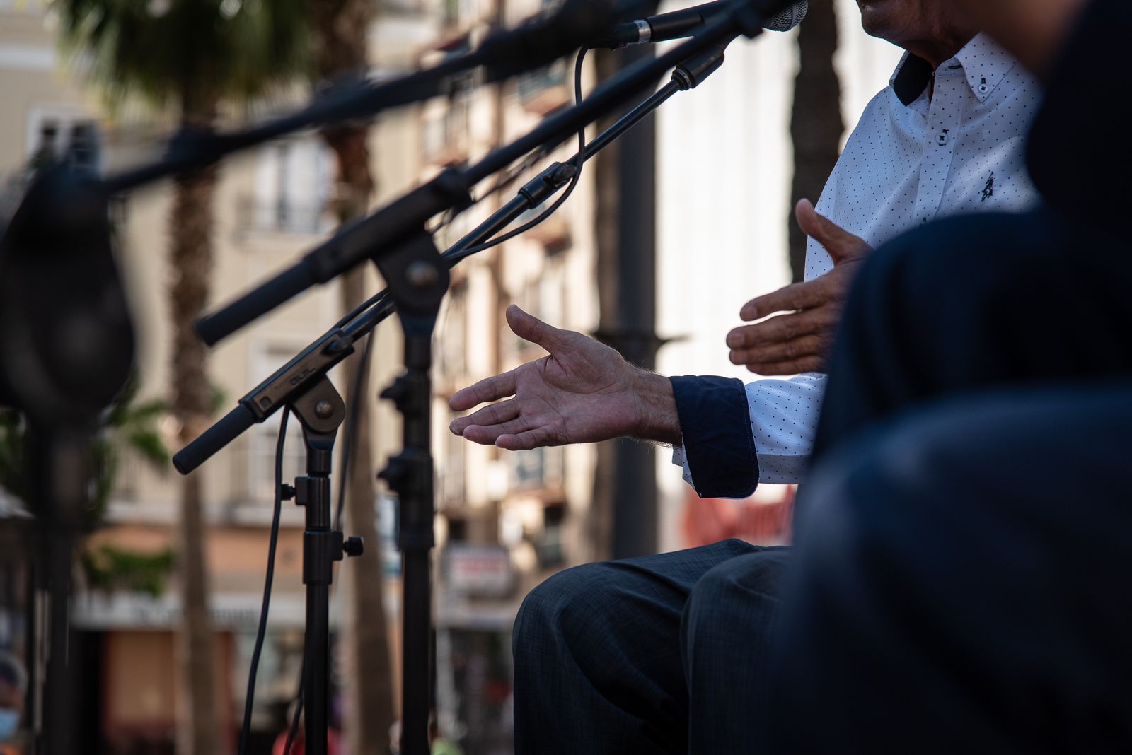 Imágenes de la peña Las Colonias en el festival flamenco Ciudad de Huelva