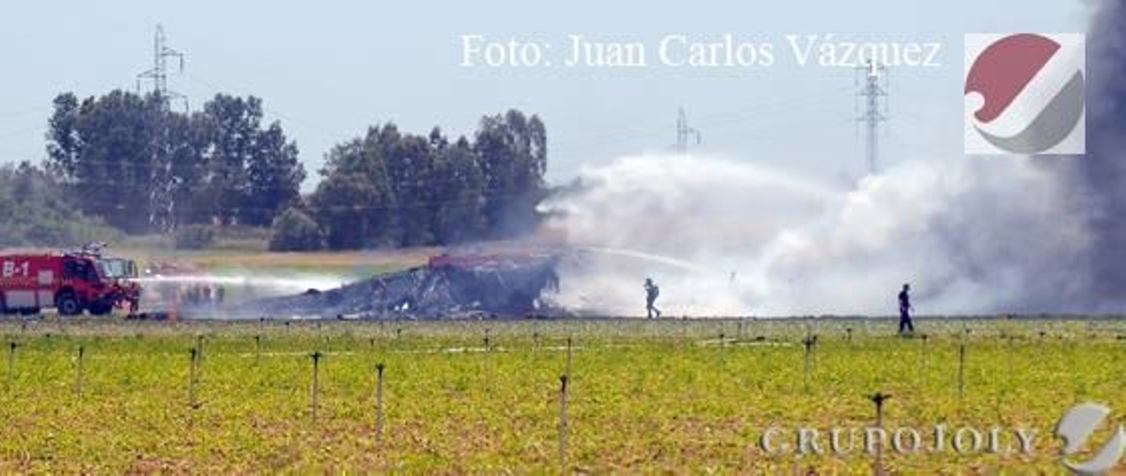 Las imágenes del accidente del A400M