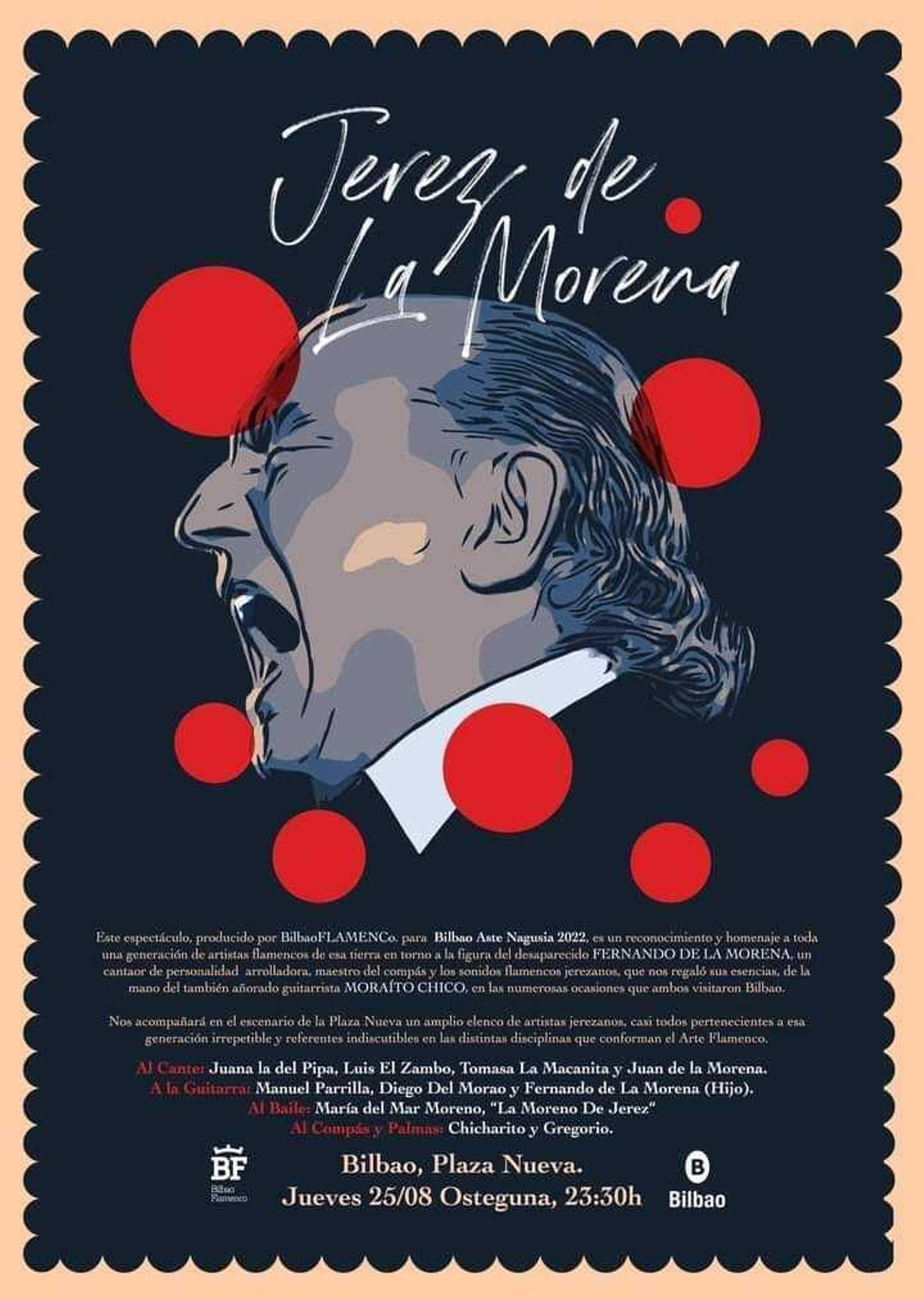 El cartel anunciador del homenaje. El cartel anunciador del homenaje.