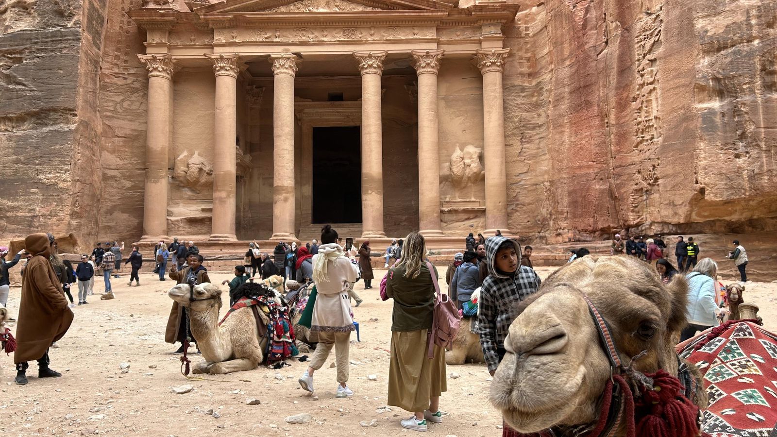 El tesoro de Petra, en Jordania, es uno de los puntos que visitarán los cruceristas en su vuelta al mundo