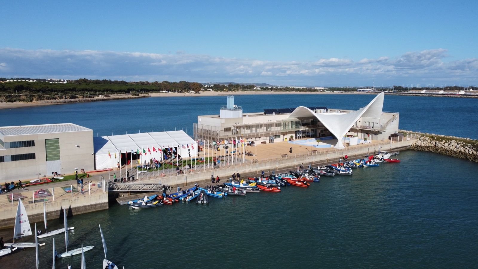 Una imagen de las instalaciones de El Puerto donde se disputa la competición.