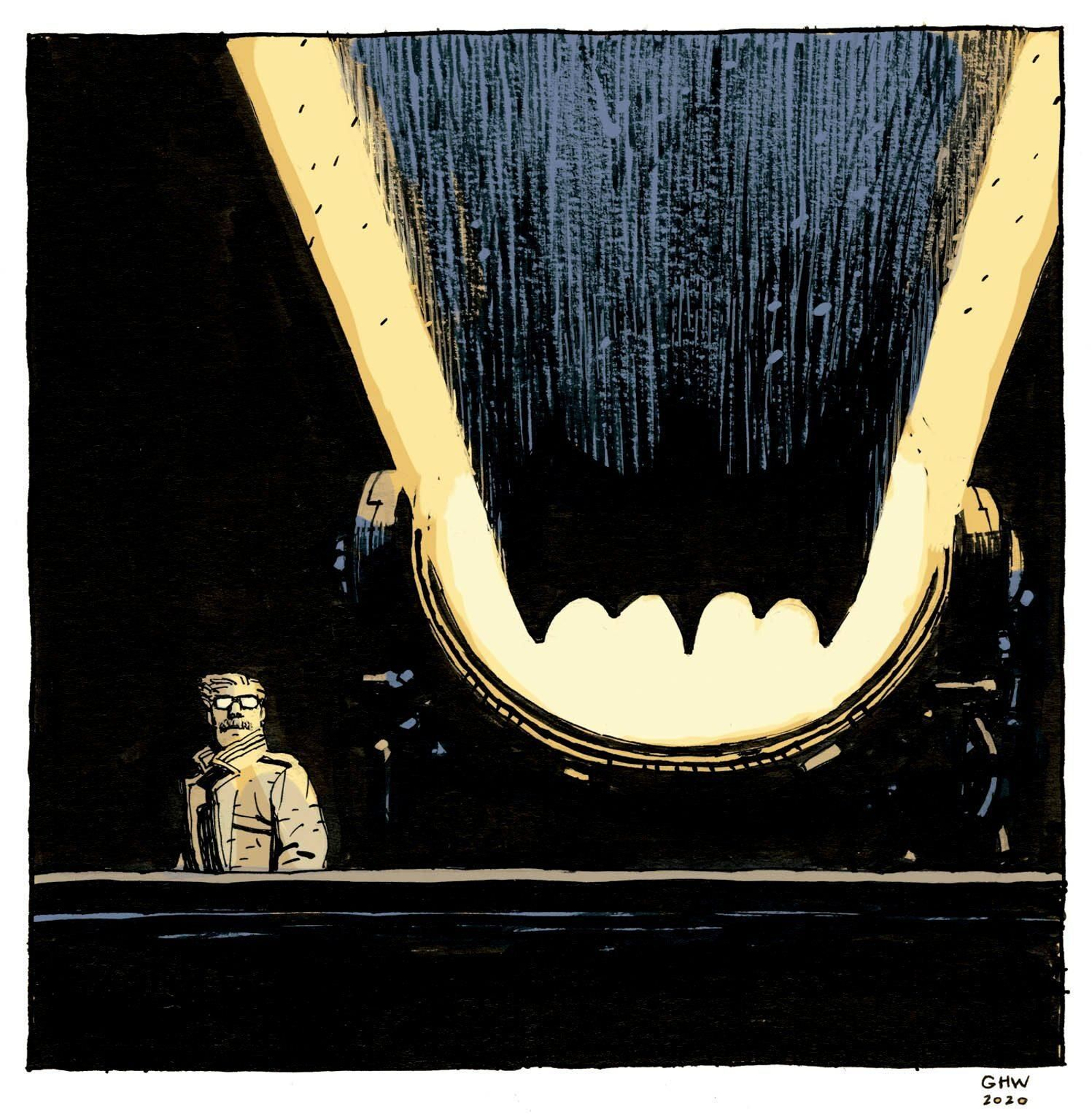 Un dibujo hecho por el autor en su tiempo libre.