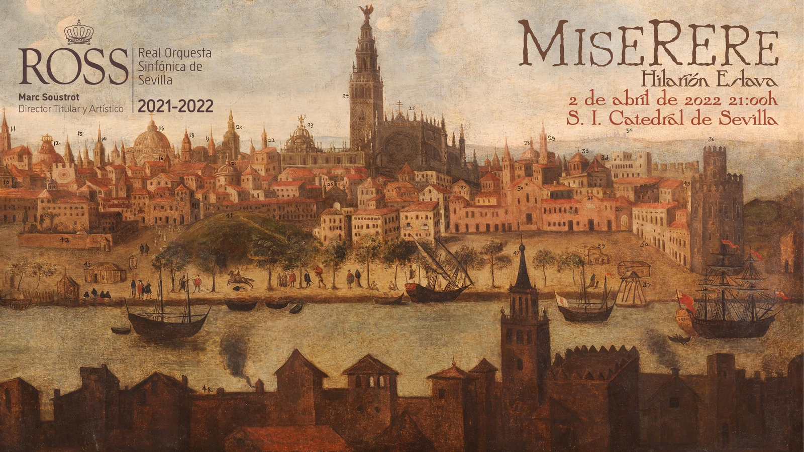 La ROSS volverá a interpretar el 'Miserere' de Eslava en la Catedral tras más de una década.