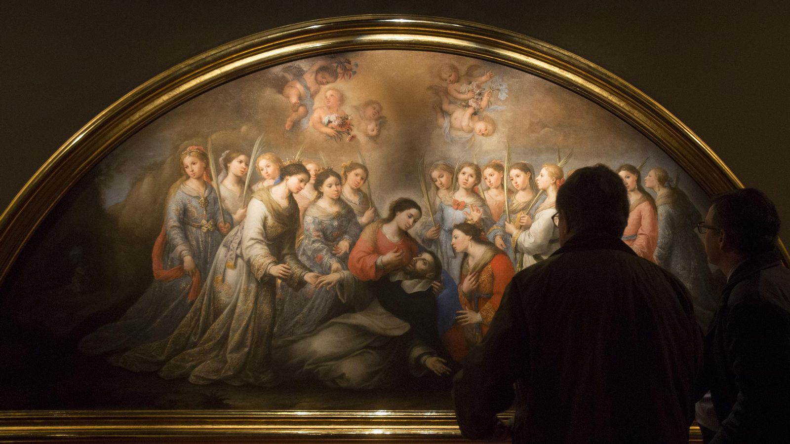 Una de las obras del Museo de Bellas Artes de Sevilla, de Juan Simón Gutiérrez.