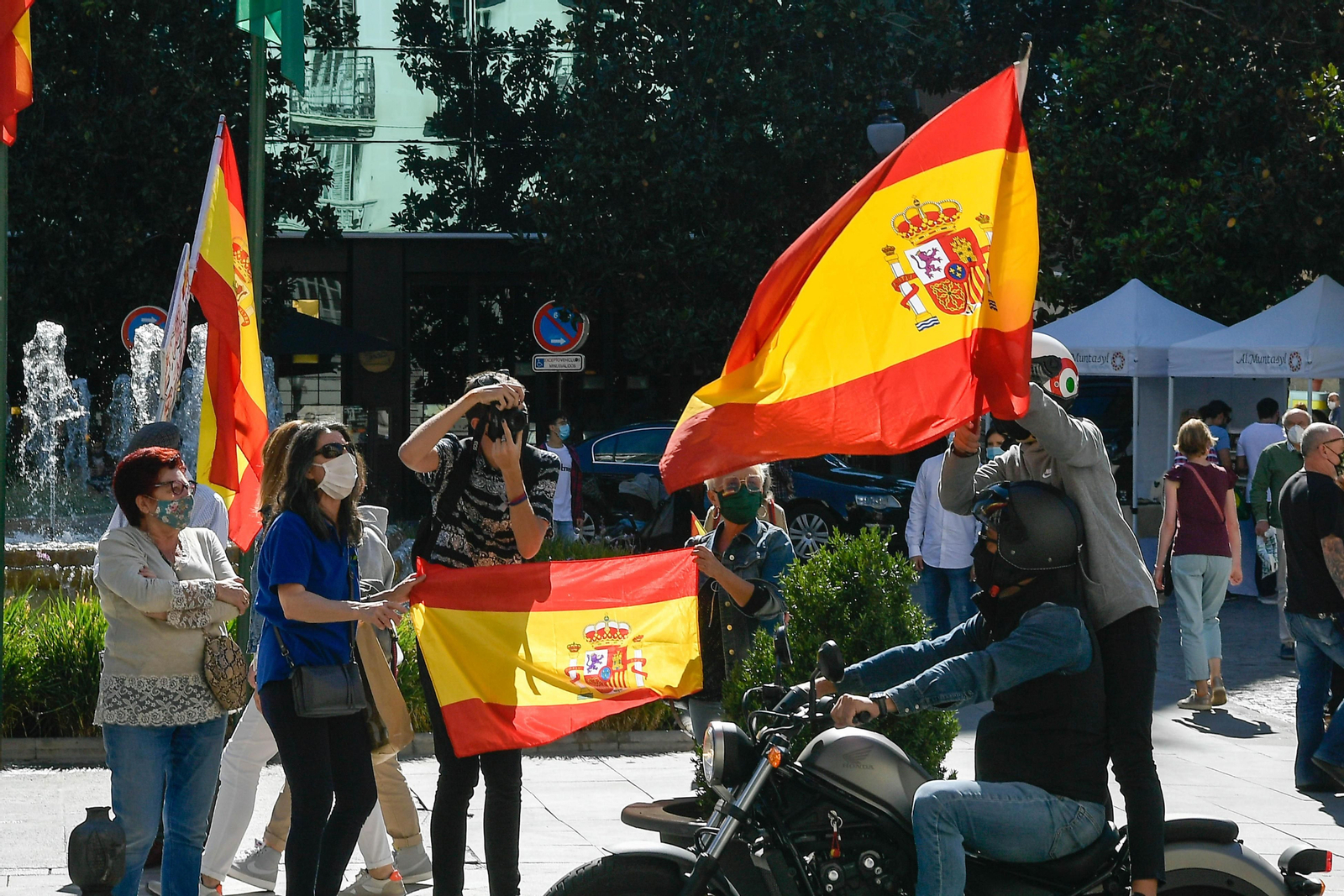 Fotos: Así ha sido la marcha organizada por Vox por la Hispanidad