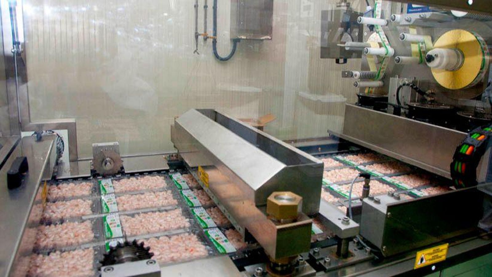 La planta de procesado de marisco. La planta de procesado de marisco.