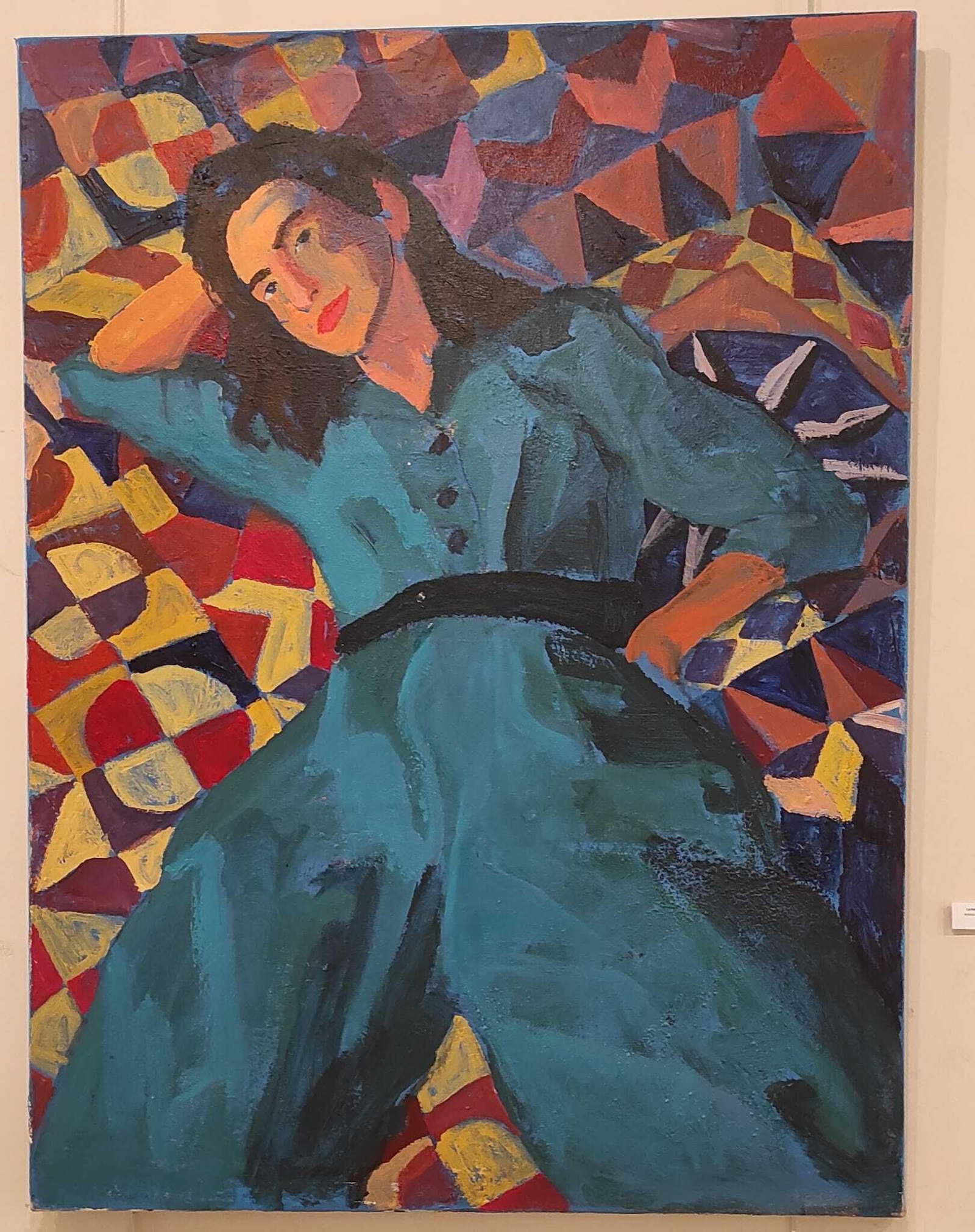 Otra obra de la exposición que puede visitarse en la sala de la calle Alvar López. Otra obra de la exposición que puede visitarse en la sala de la calle Alvar López.