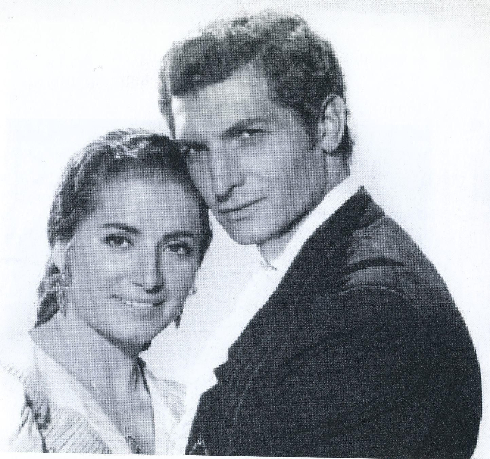Juanita Reina y Ángel Peralta en 'La novia de Juan Lucero' (1959).
