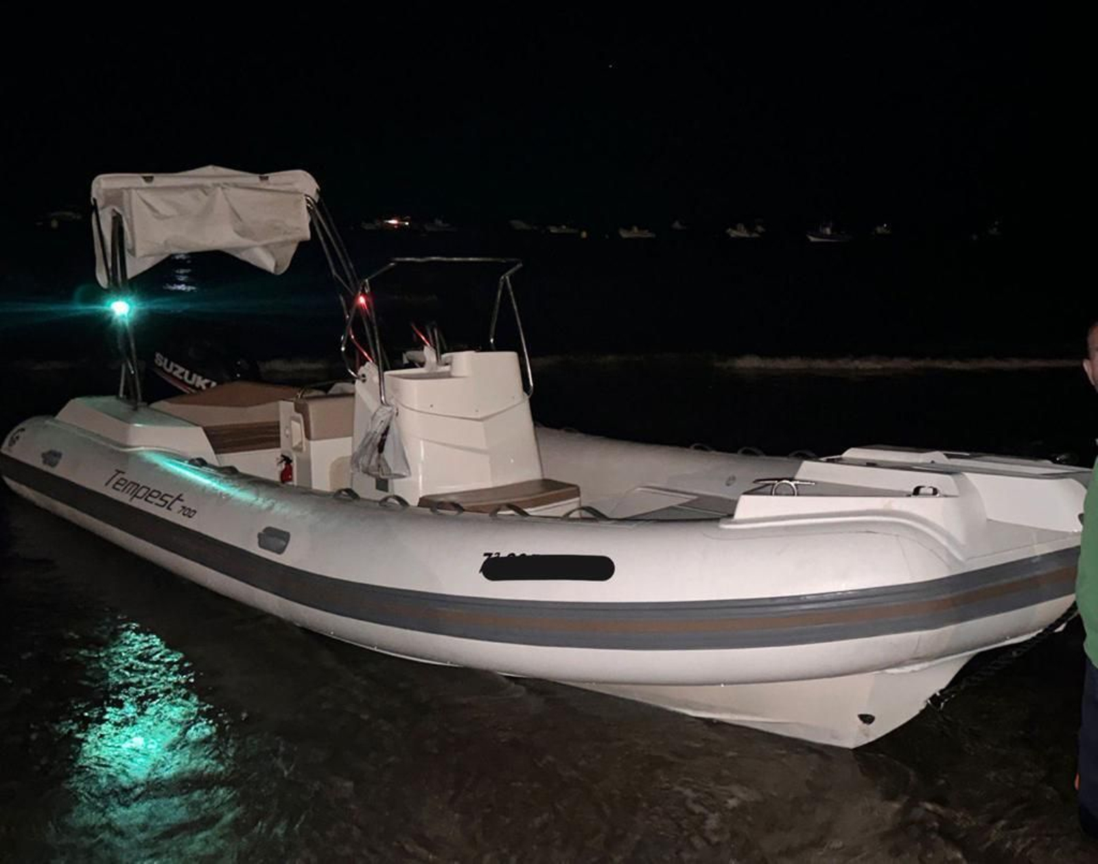 Imagen de la embarcación recuperada por la Policía Local nijareña.