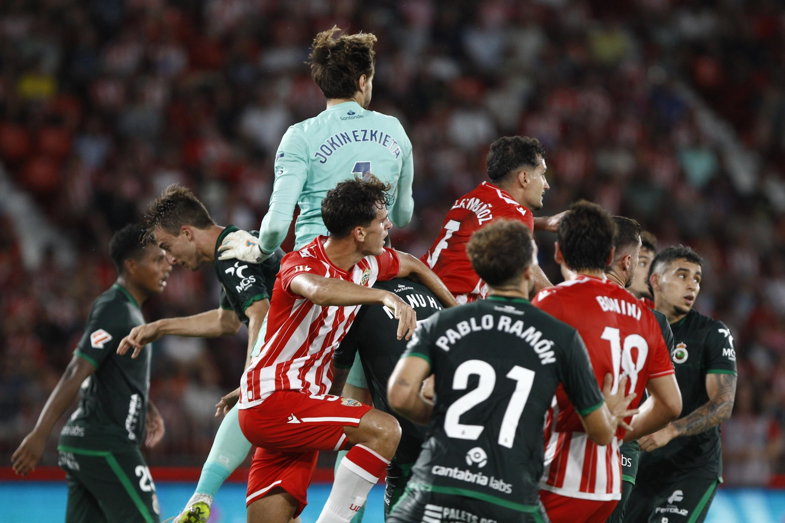 Las mejores fotos del partido U.D. Almería-Racing de Santander