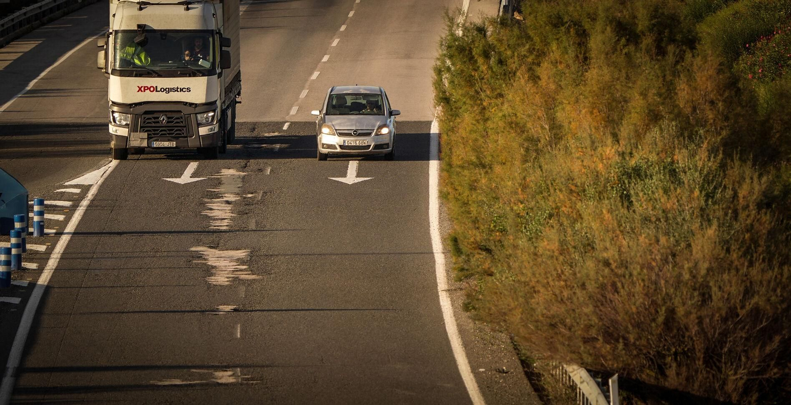 Las imágenes del estado de las carreteras de la provincia de Cádiz