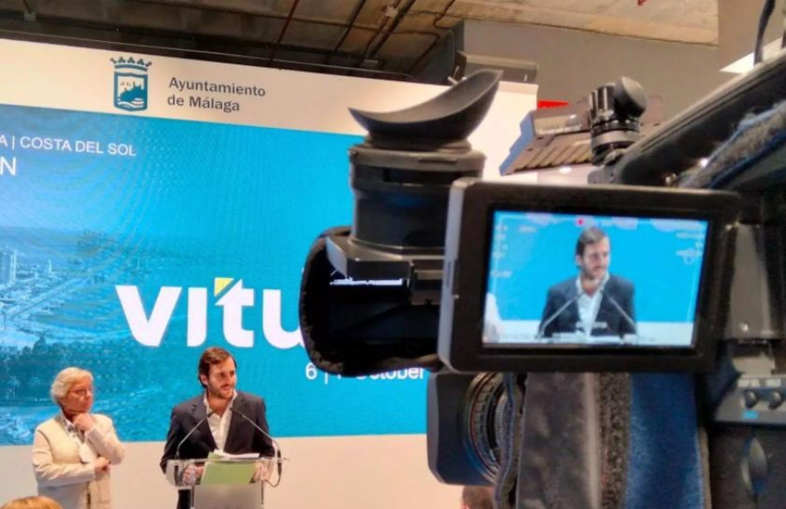 Carlos Pérez Lanzac, presidente de AVVA, en una presentación en Fitur 2022