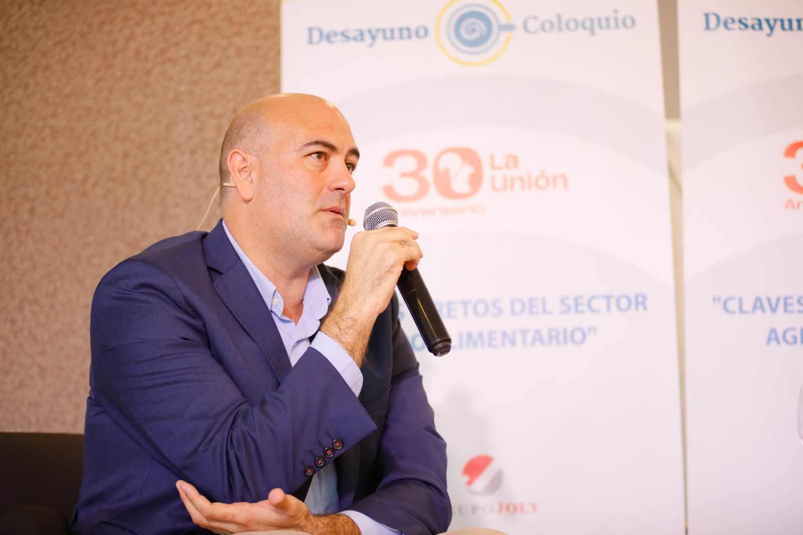 Imágenes del desayuno coloquio de Diario de Almería, con Jesús Barranco, CEO de La Unión