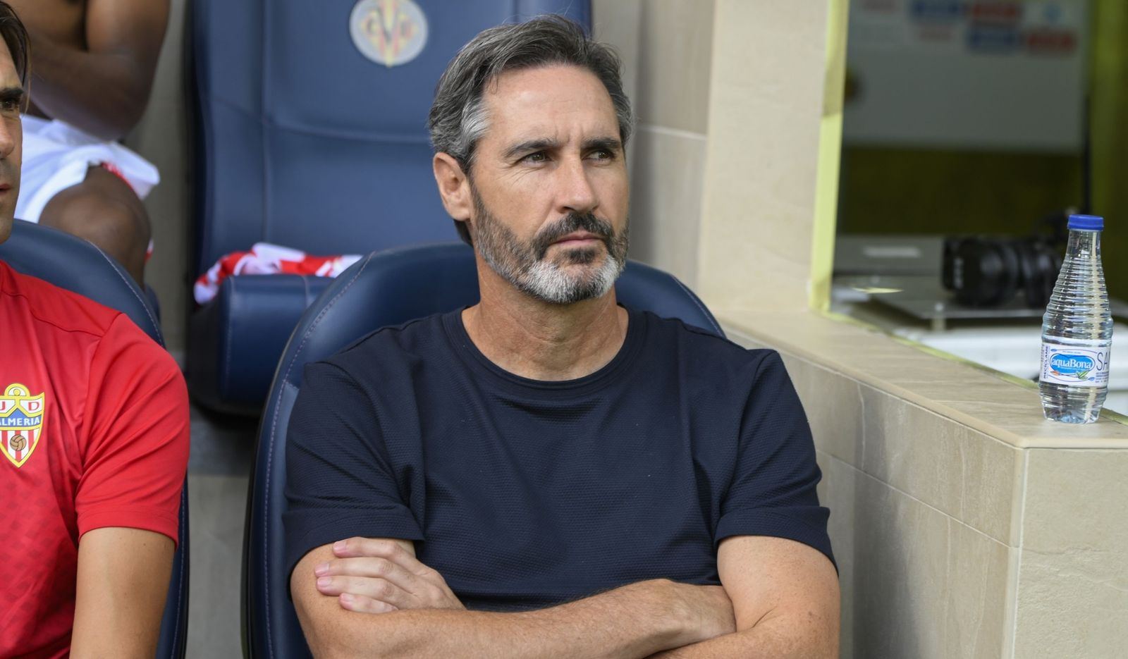Vicente Moreno, en el banquillo visitante del Estadio de la Cerámica
