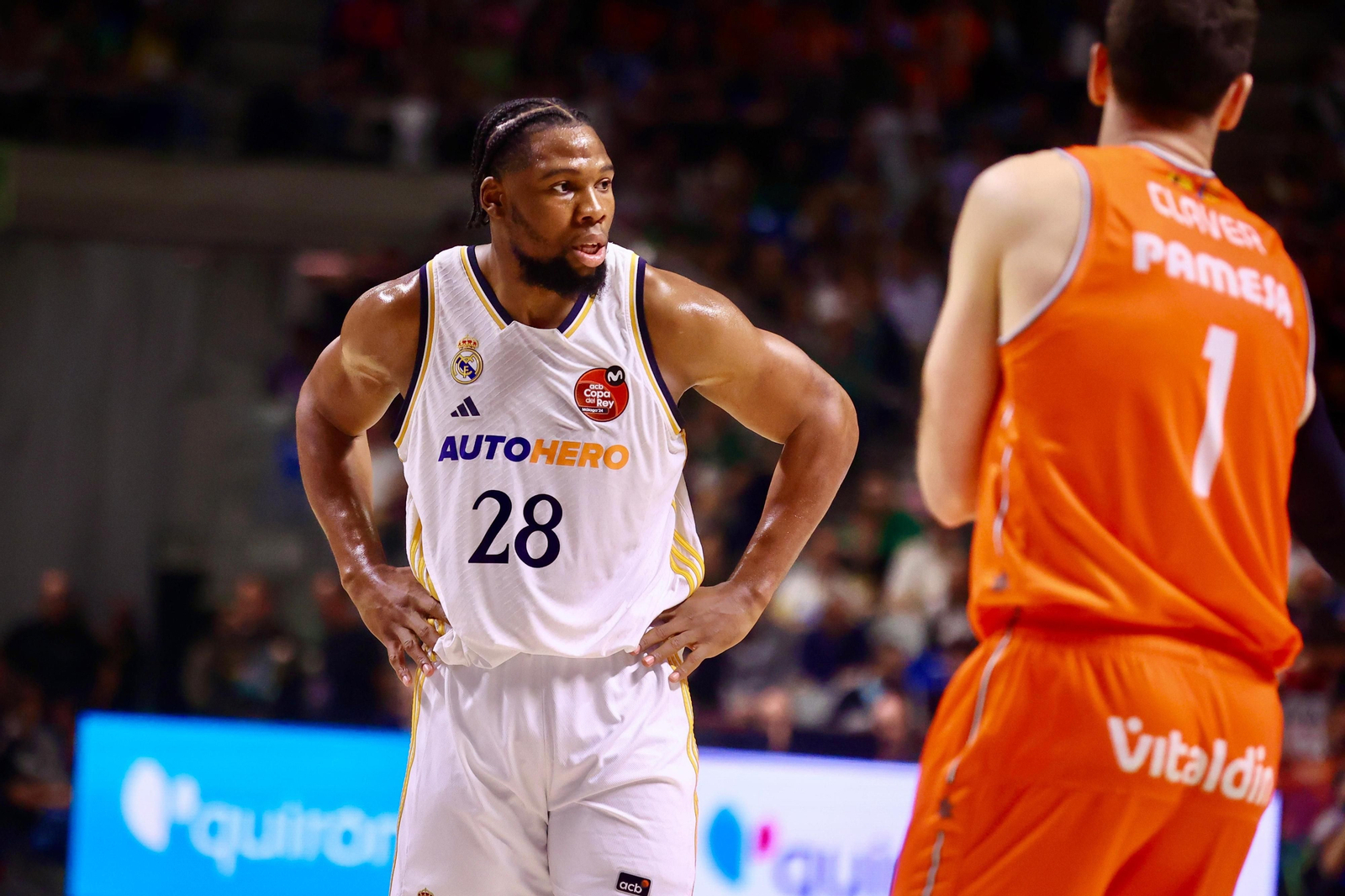 El Real Madrid - Valencia Basket de Copa del Rey, en fotos