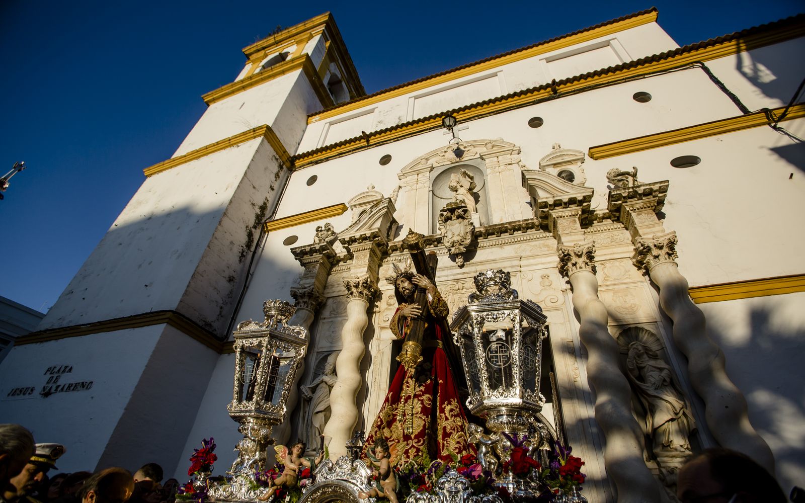Las imágenes de la cofradía del Nazareno en la Semana Santa de  Chiclana 2022
