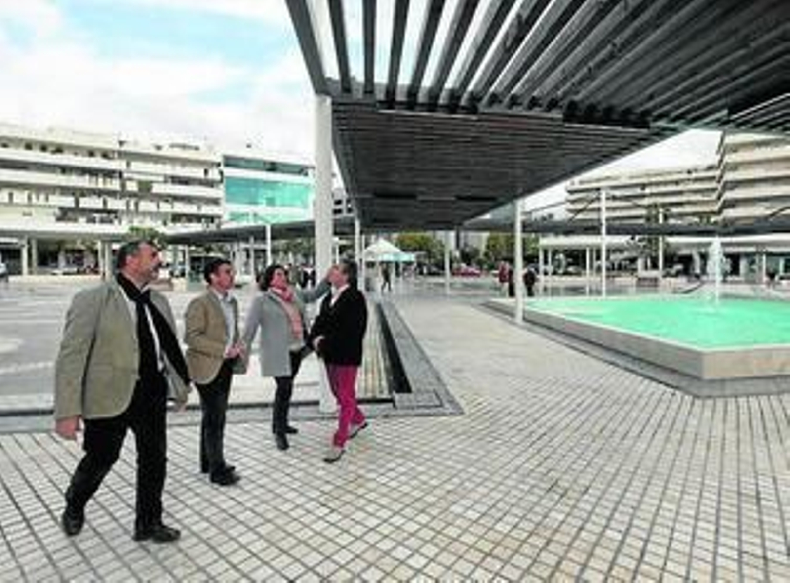 La Plaza Antonio Banderas de Puerto Banús.