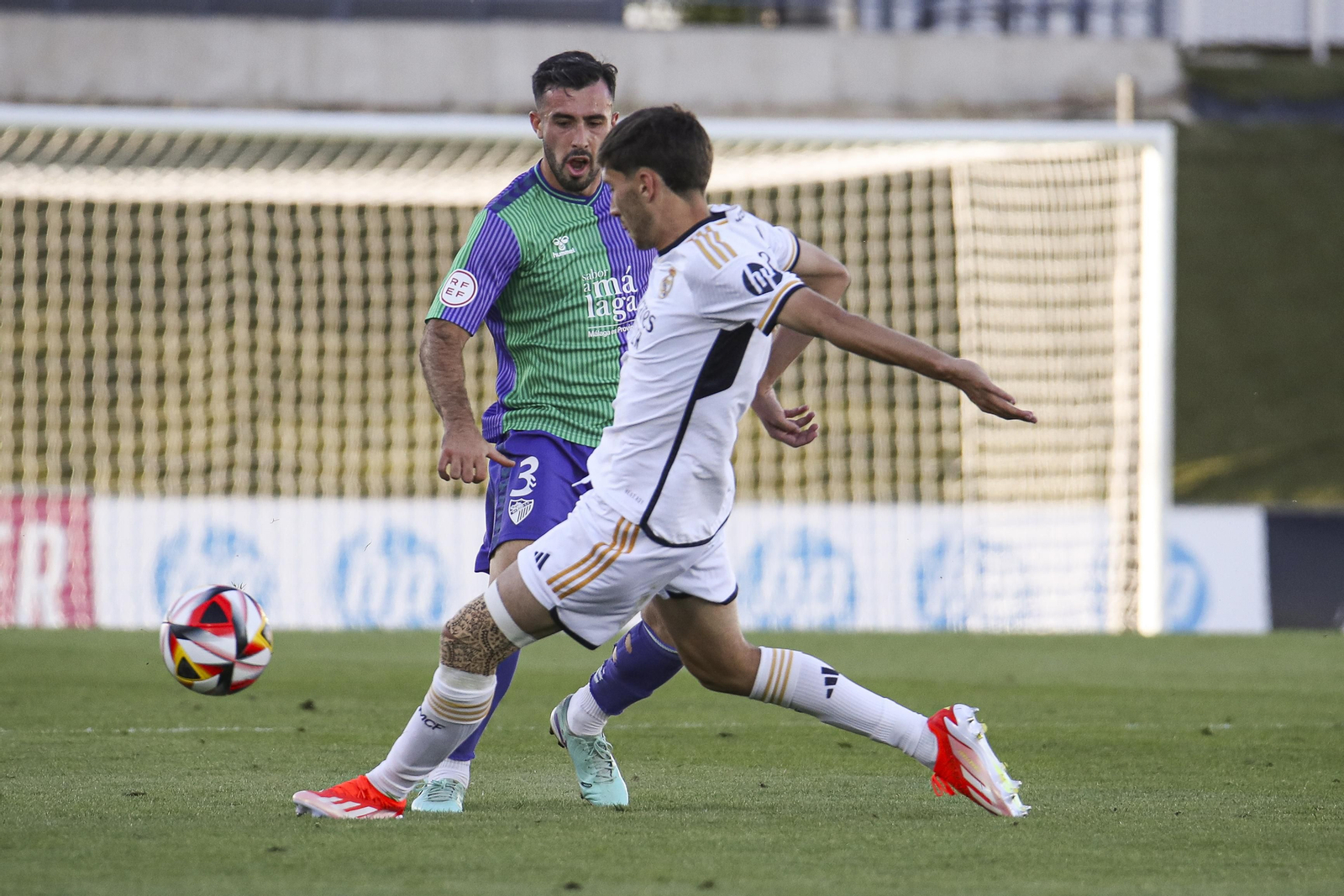 El Málaga CF-Real Madrid Castilla, en fotos
